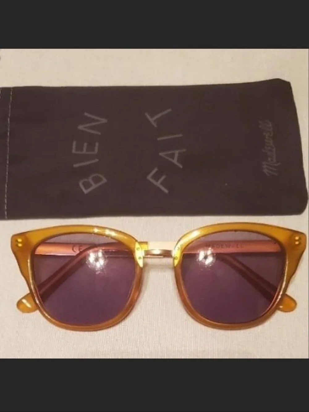 Madewell Sunglasses Gold Sunglasses Cat Eye Sunglasses for Women Sunglasses Gold